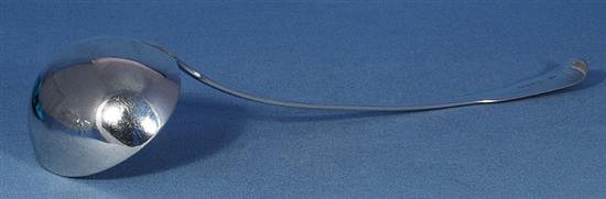 A George III silver soup ladle, by Richard Crossley, Length: 12 ½”/320mm Weight: 7.8ozs/220grms.